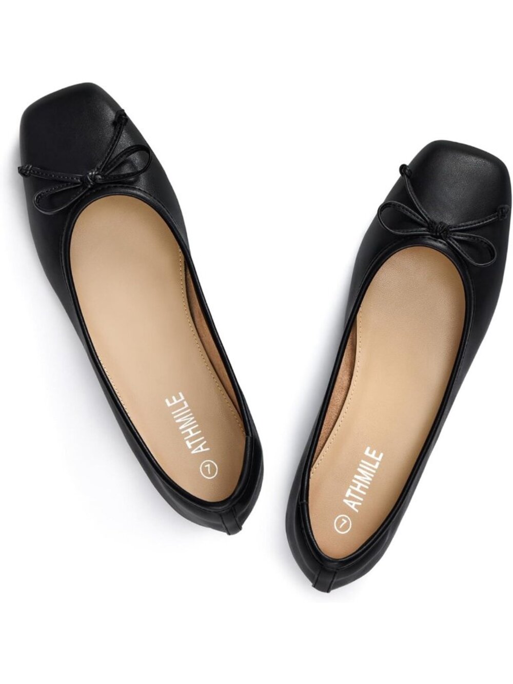 Chic Square Toe Ballet Flats for Women | Stylish Dressy Casual Ballerina Shoes
